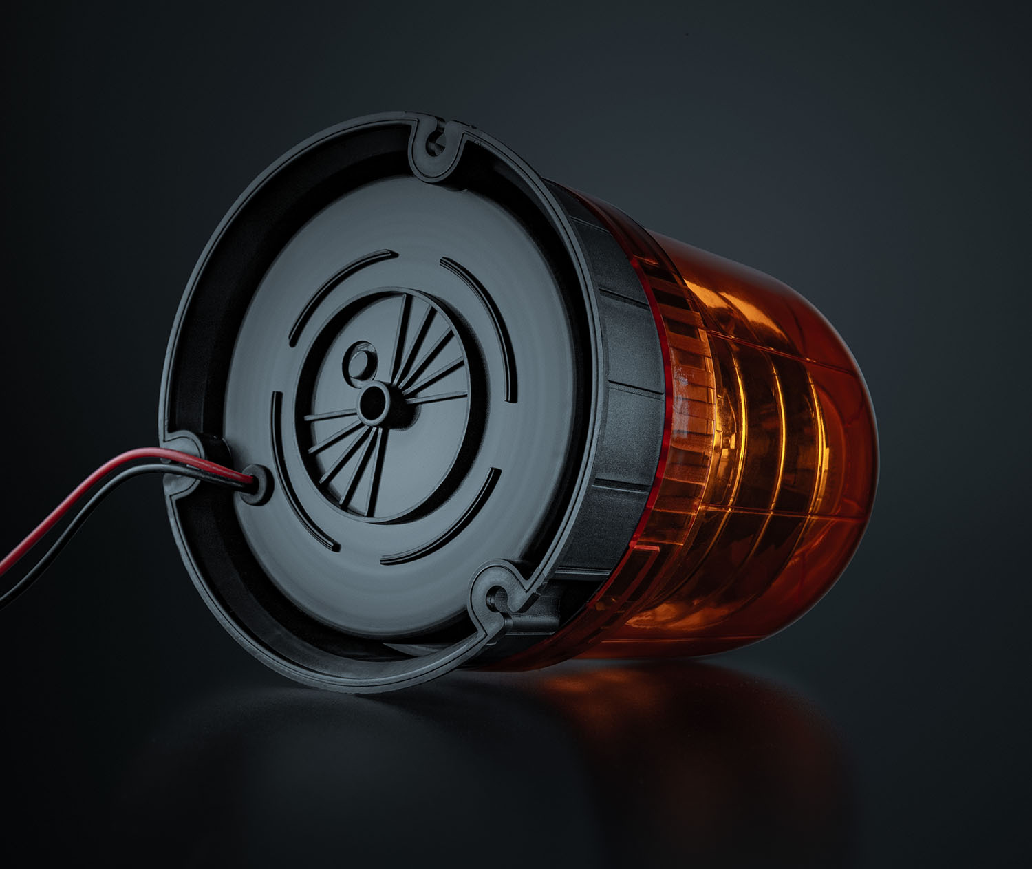 BIG ENERGY XL WARNING LIGHT BEACON AMBER LENS - Strands